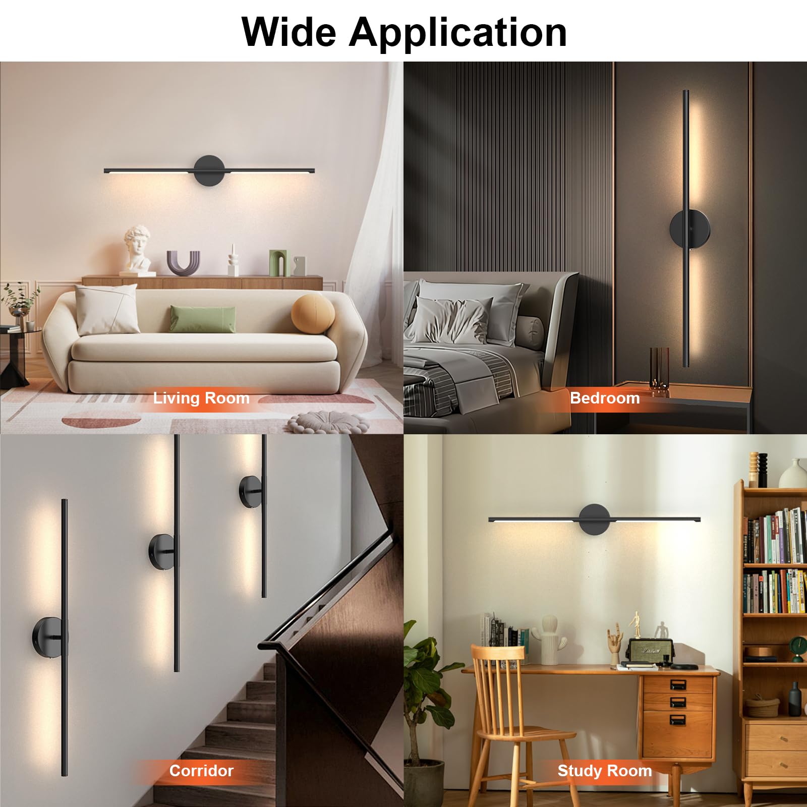 Tartek matte black brushed finish adds modern style to any interior.