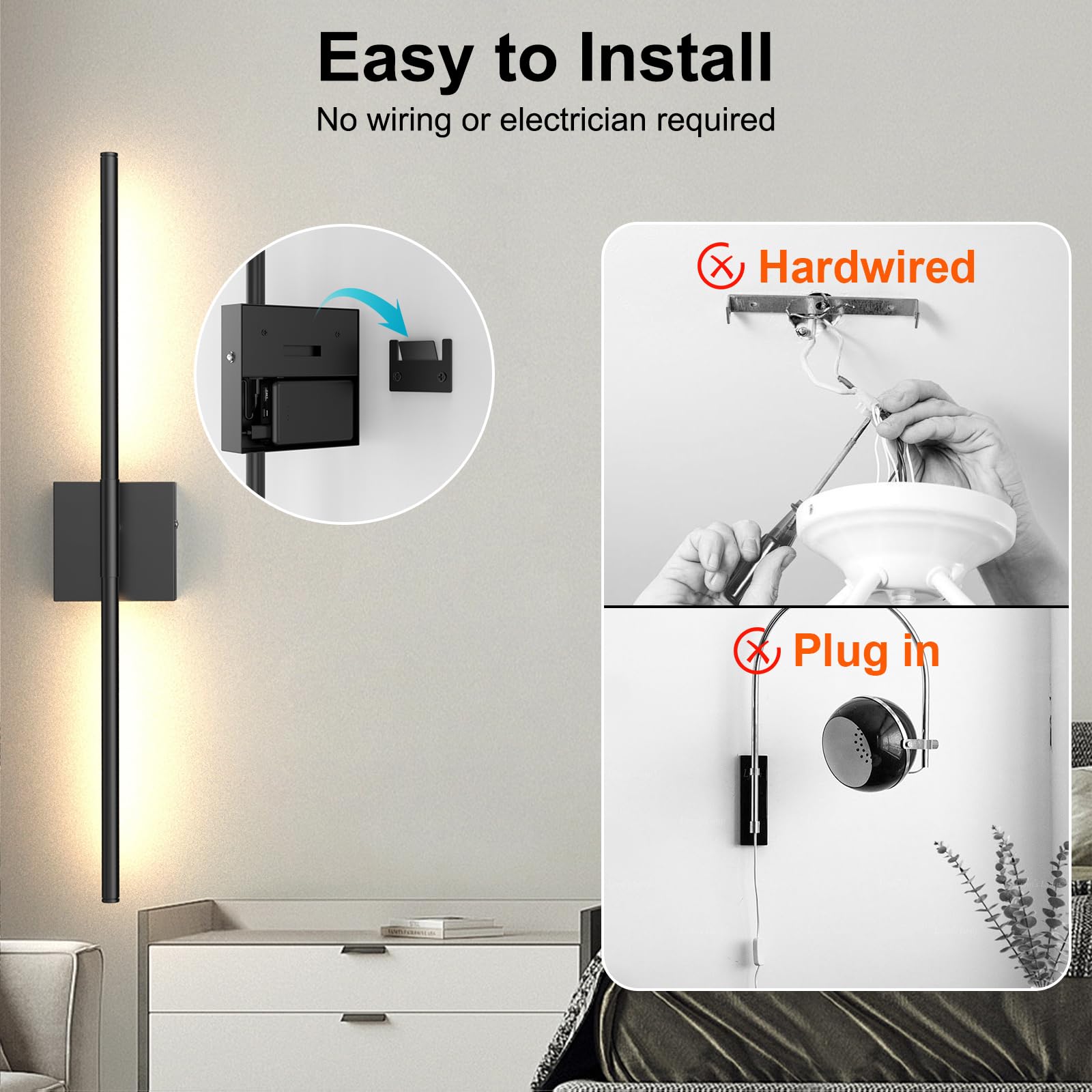 Night light mode for reading without disturbing others.