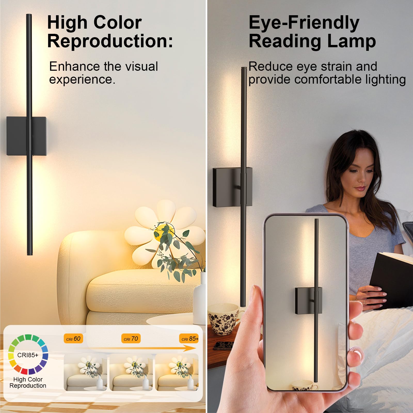 Long-lasting illumination up to 80 hours per charge.