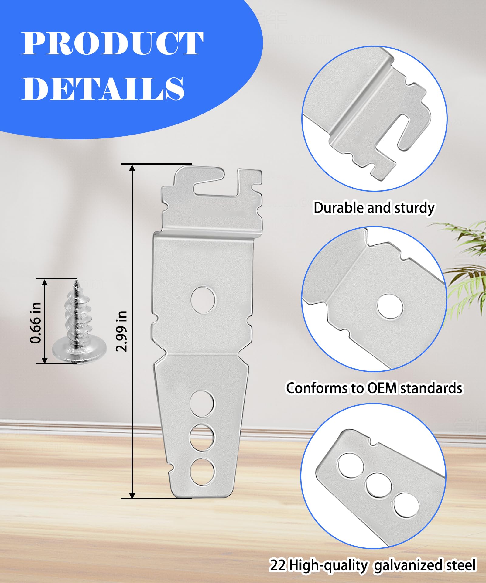 Taruimoo granite-countertop brackets securely mounted for stable installation
