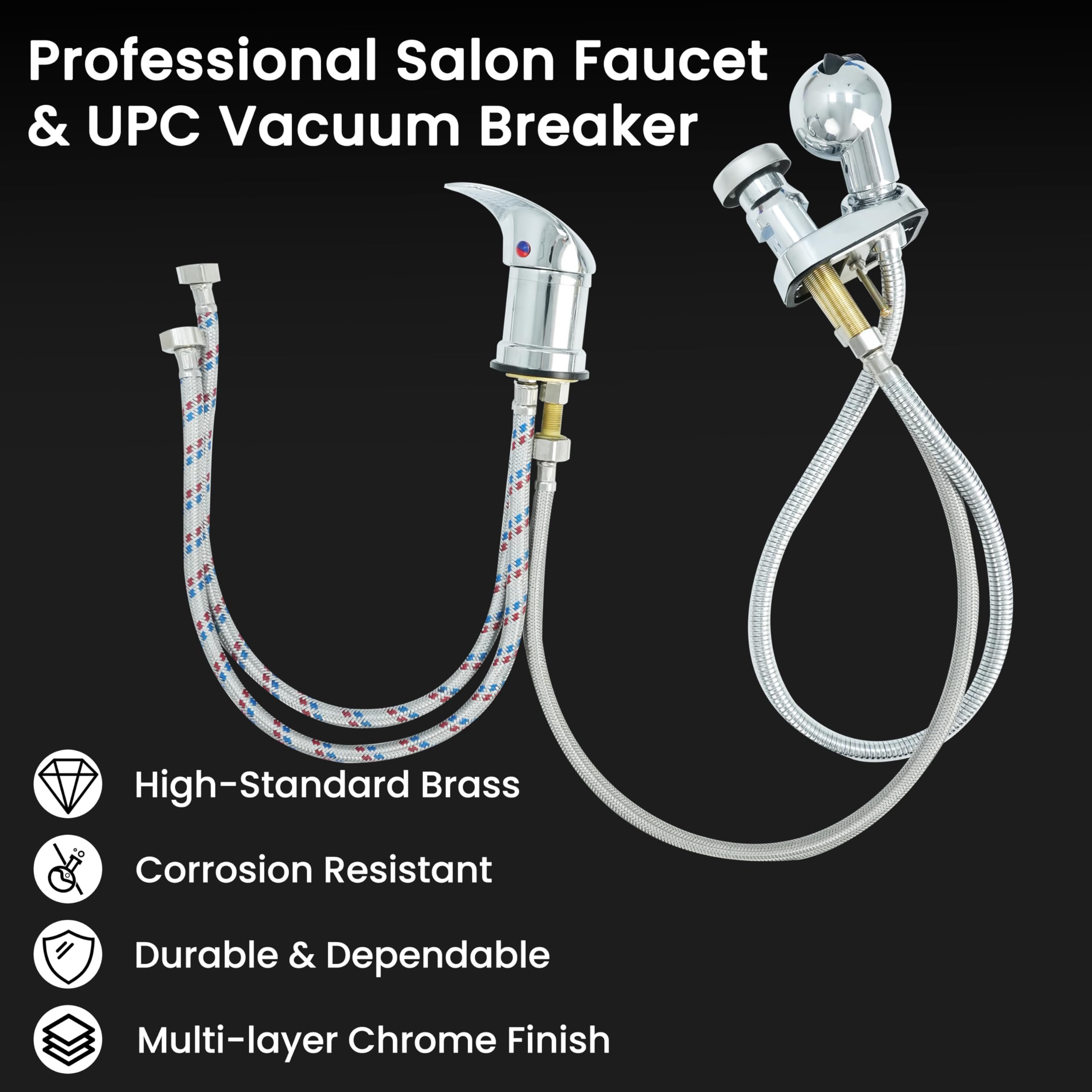 TaShow brass construction conveys sturdy reliability for daily salon tasks.
