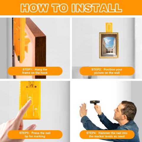 TaShow scratch-proof mat protects walls and frames during mounting.