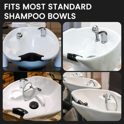 TaShow faucet compatible with various shampoo bowls and backwash units for versatile upgrades.