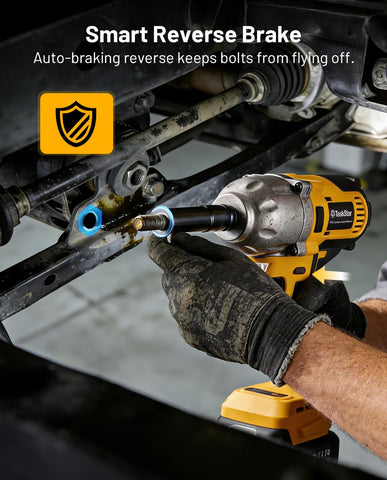 TaskStar 1/2 inch socket set included for versatile fasteners.