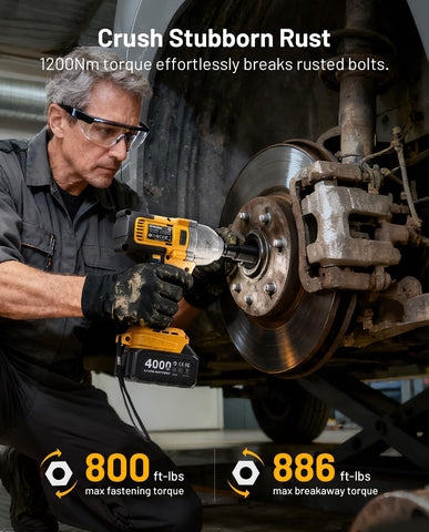 TaskStar 21V impact gun with speed settings for precise torque control.