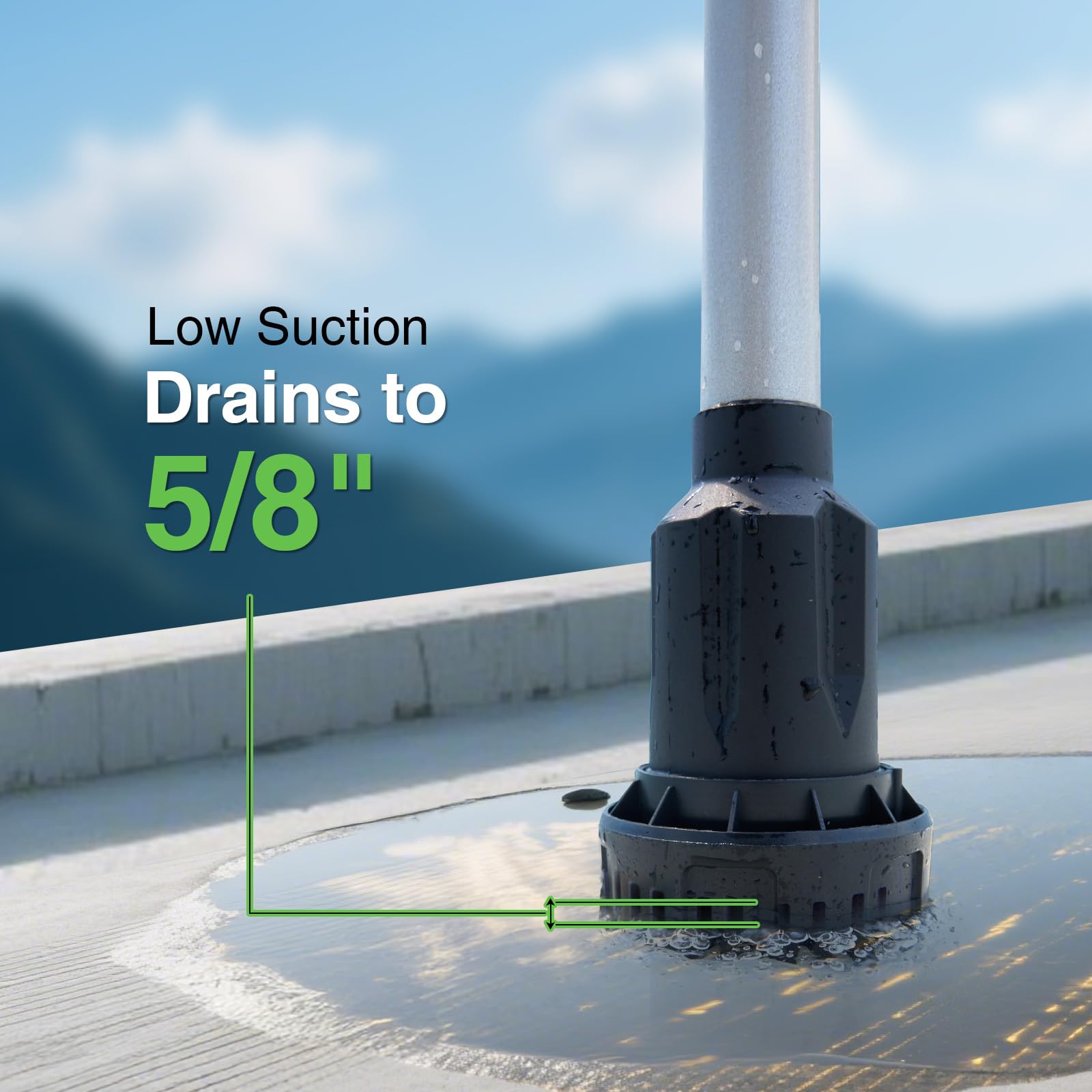 TaskStar 720GPH transfer moves water quickly from tanks and pools.