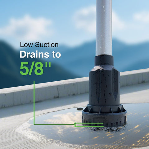 TaskStar 720GPH transfer moves water quickly from tanks and pools.