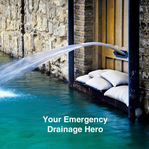 TaskStar emergency drainage scenario highlights readiness during storms or leaks.