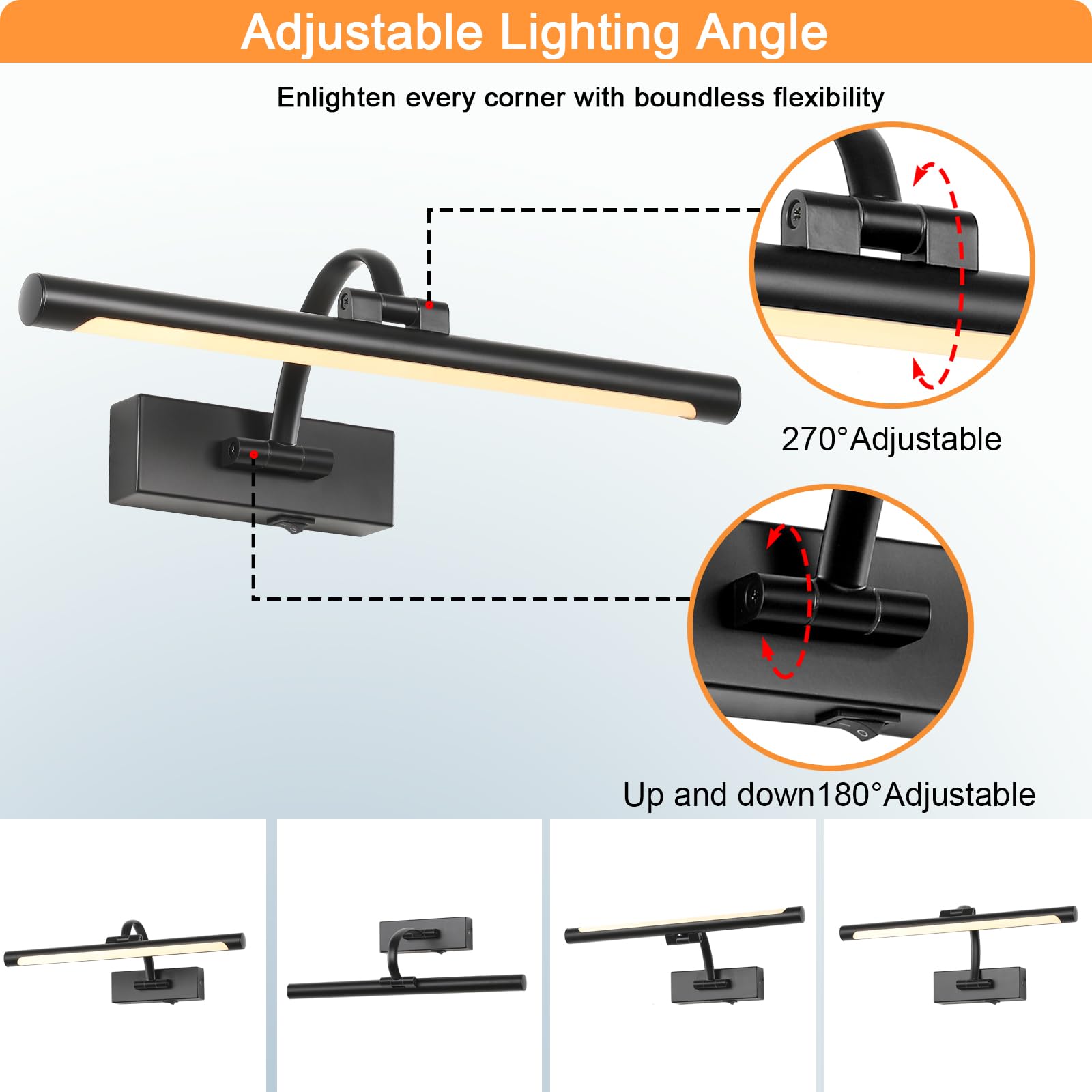 Tassuowell 3CCT color temperatures offer flexible mood lighting options