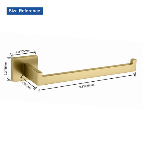 TASTOS 9.25-inch rod length provides ample towel space