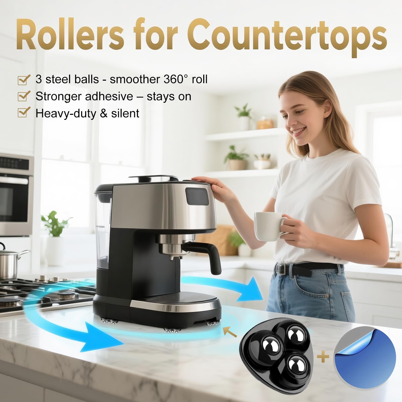 Tasttin installation with no tools enables quick, tool-free attachment.