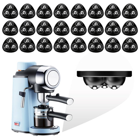 Tasttin self-adhesive caster wheels on countertop setup for easy repositioning.