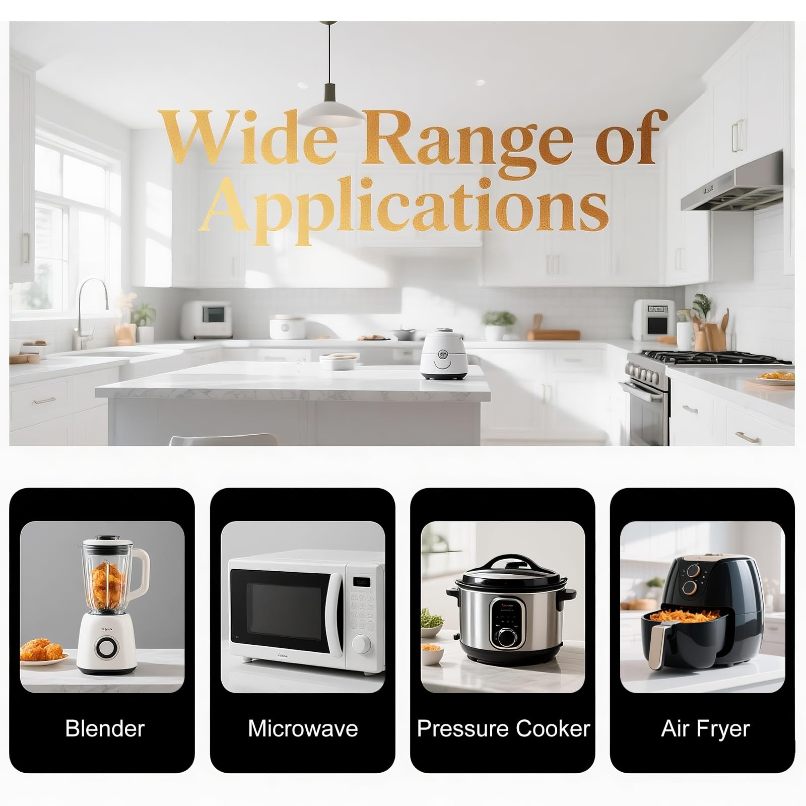 Tasttin triangular-base stability reduces wobble during appliance movement.