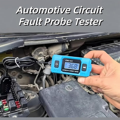 Tasunte CNBJ-611 fuse socket test verifies circuit protection before testing.