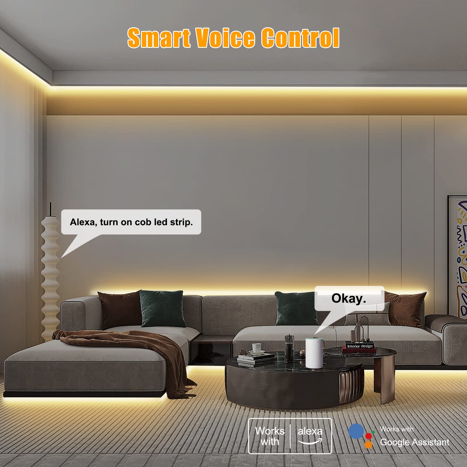 Tatazone dimmable 2700K-6500K range demonstrates warm to cool tones