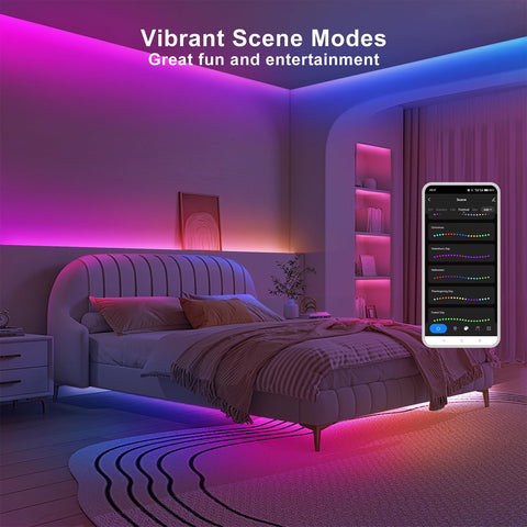Tatazone LED strip enhances desks and shelves with soft glow.