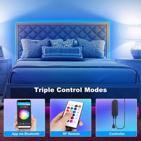 Tatazone RF remote control lets you change colors without direct aiming.