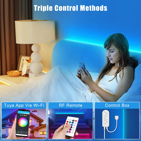 Tatazone RGBWW LED strip with voice control setup