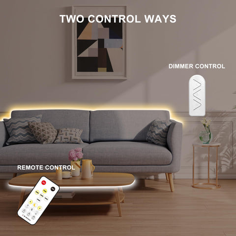Tatazone LED strip supplies precise kitchen task lighting from warm to daylight.