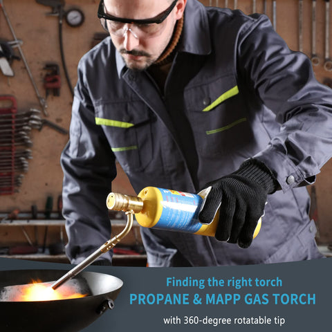Multipurpose TAUSOM torch head for brazing, soldering, heating, cooking tasks