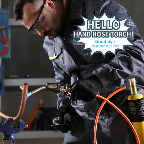 TAUSOM cylinder clip for secure upright setup during work.