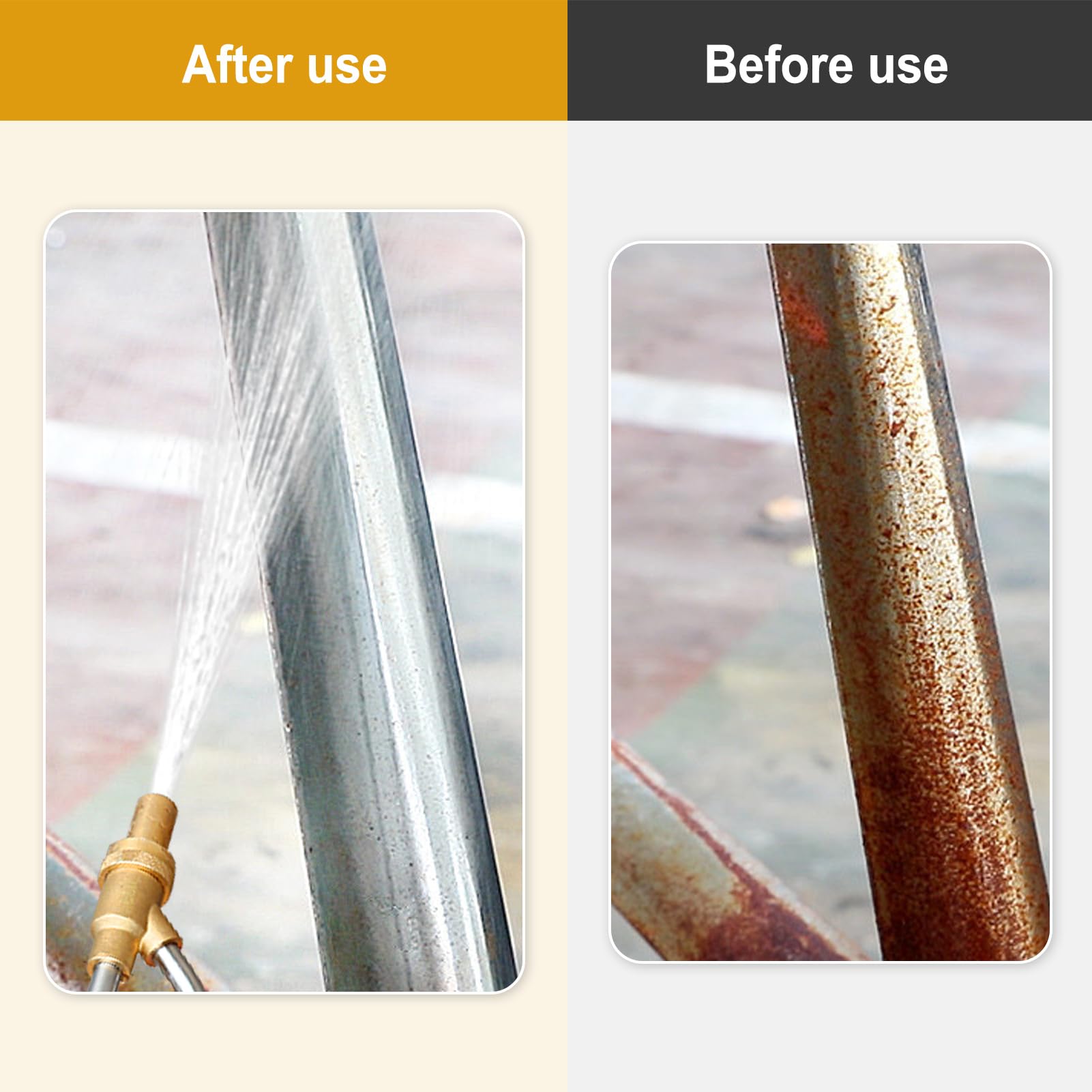 Tayapura goggles provide eye protection during high pressure cleaning sessions