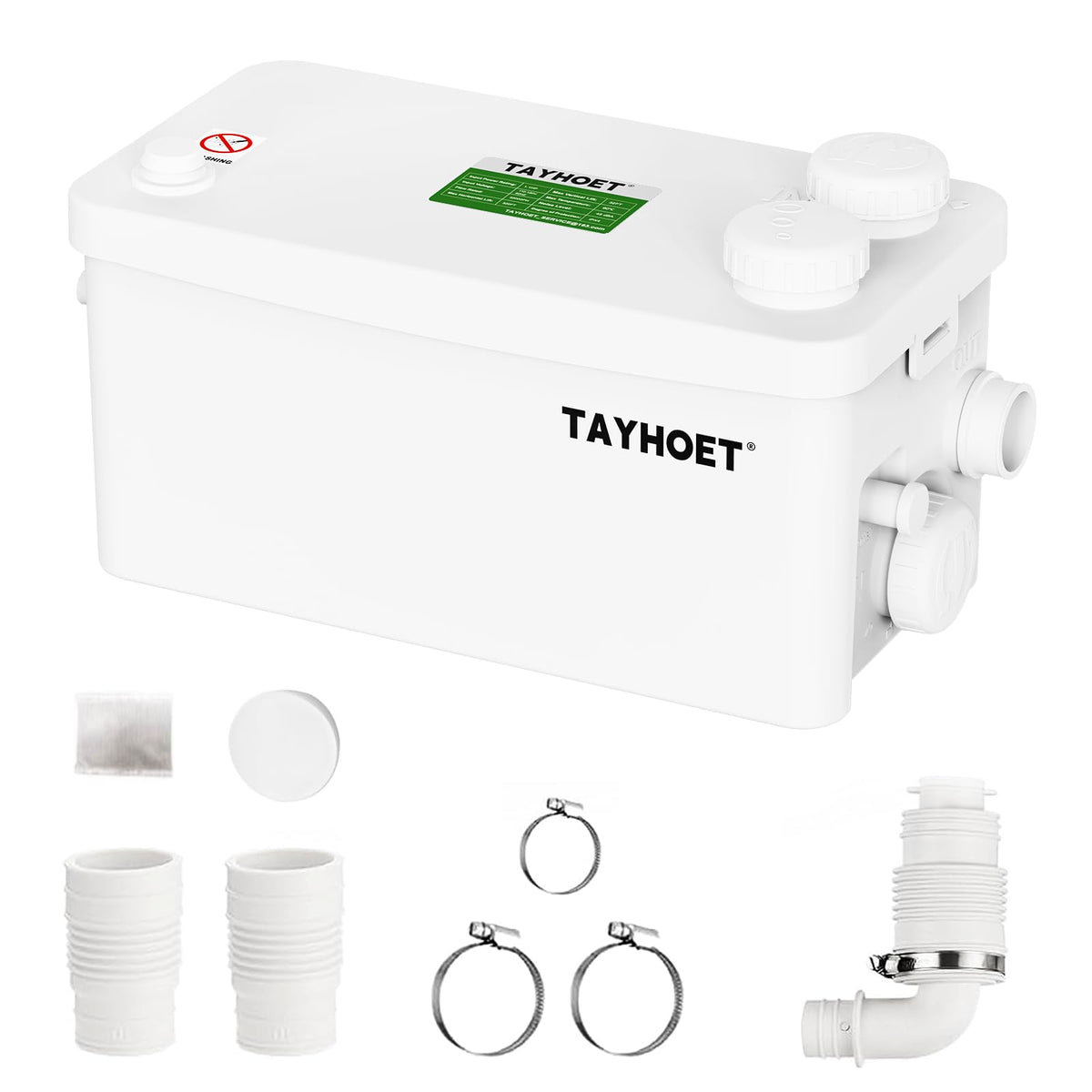 TAYHOET 11HP utility sump pump in box for basement setup
