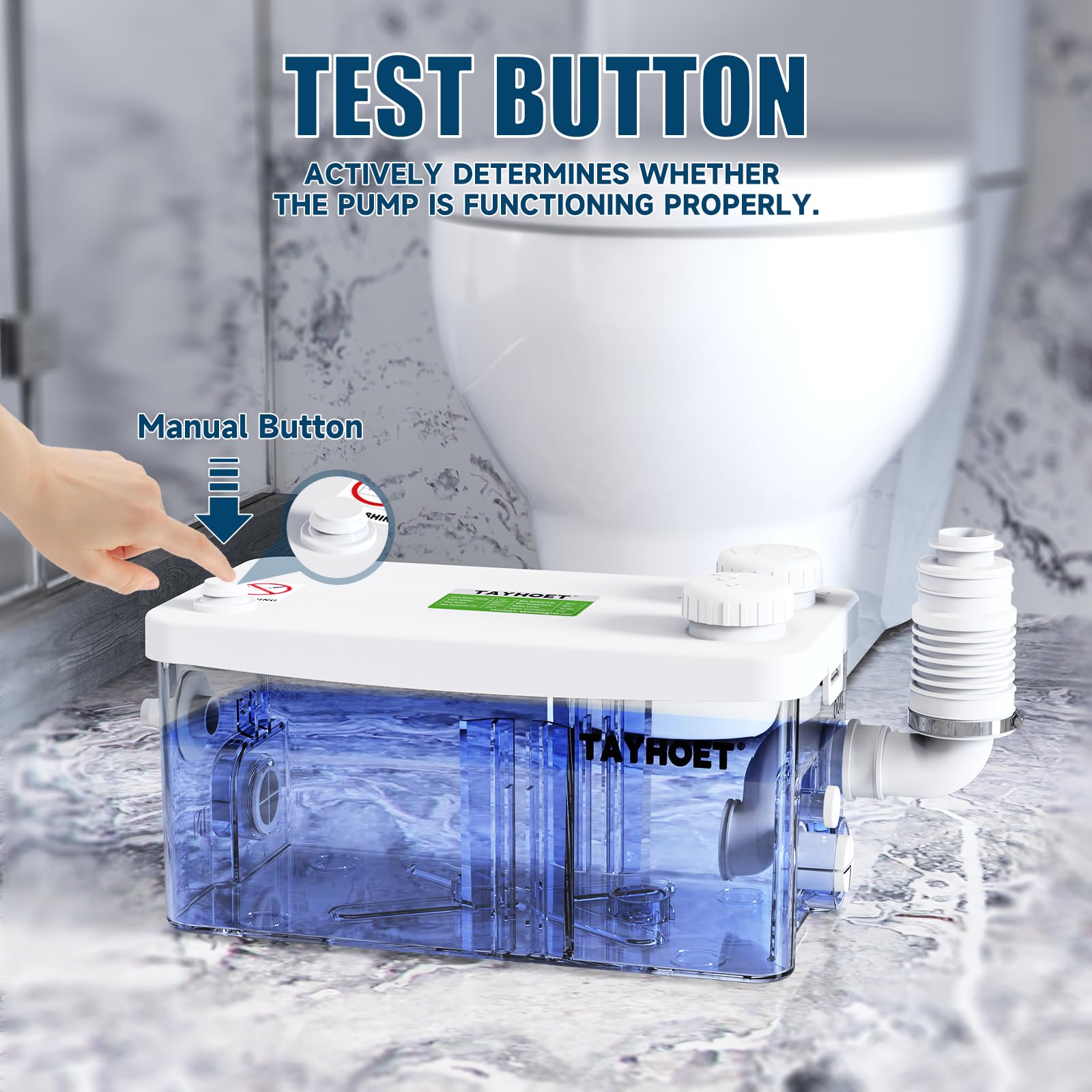 TAYHOET compact installation-ready unit fits tight spaces