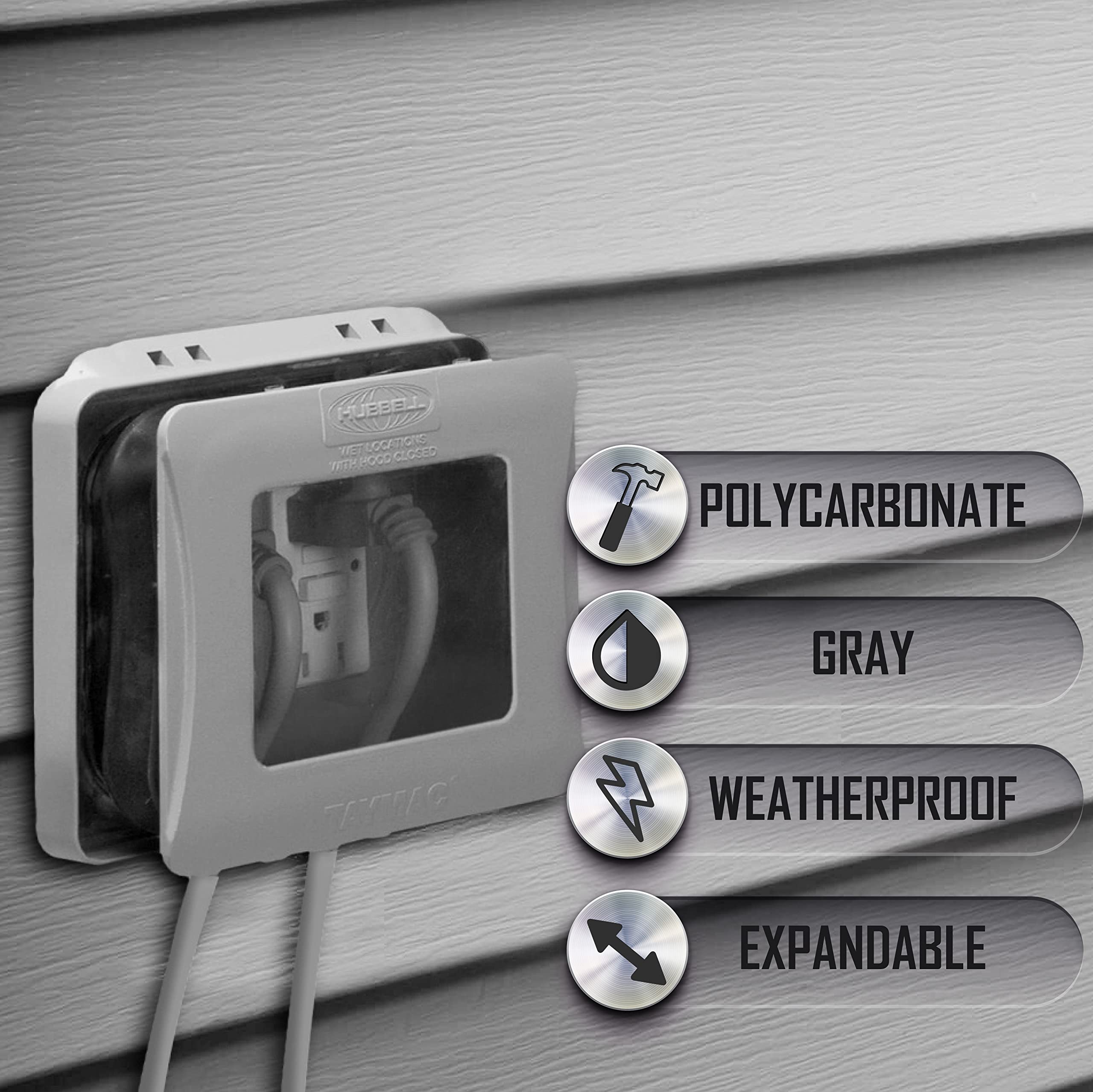 TayMac ML2500G paintable surface allows seamless exterior color matching.