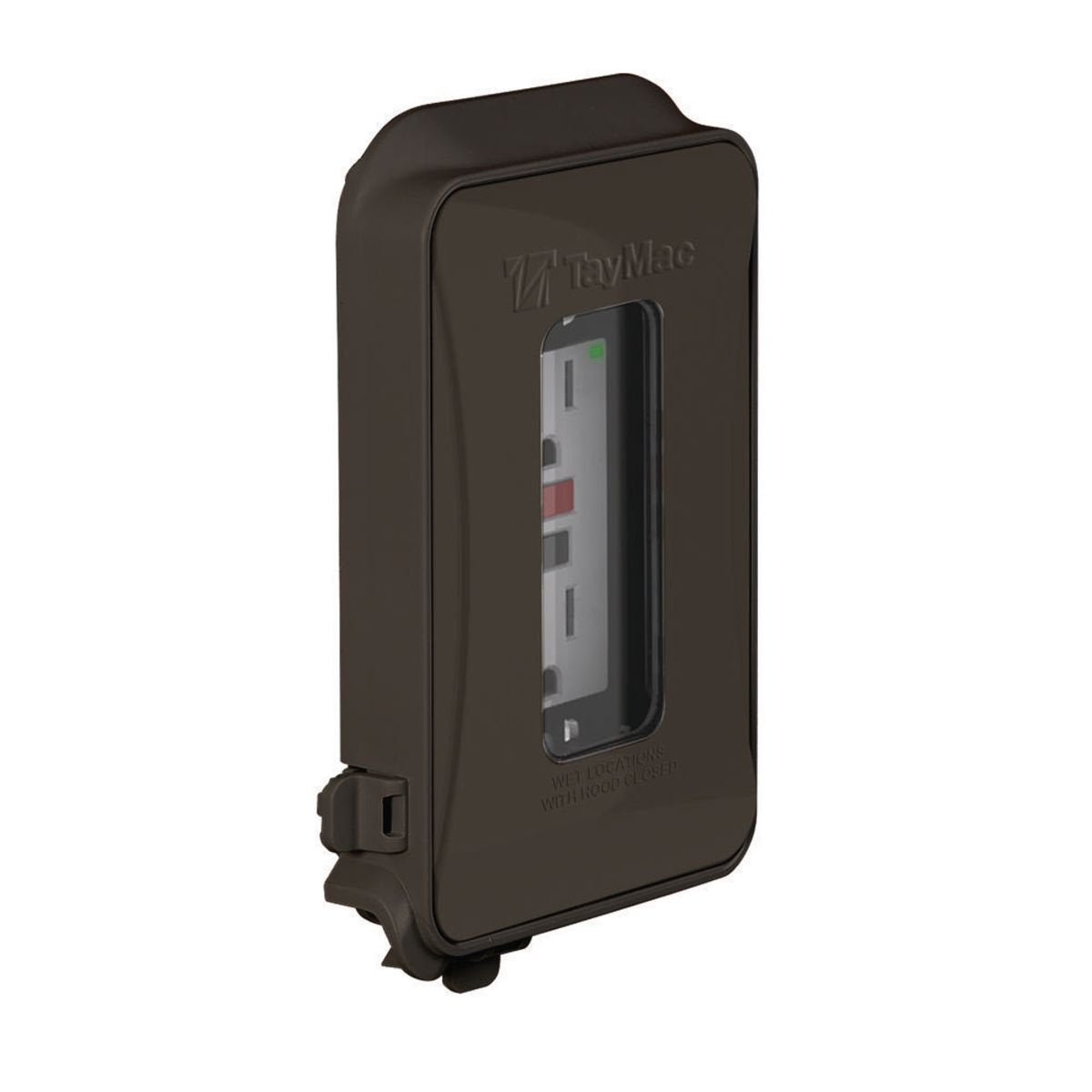 TayMac ML450Z weatherproof cover for outdoor outlets protects against weather.