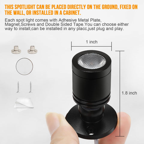Taysing LED spot light showcasing jewelry with clear warm illumination