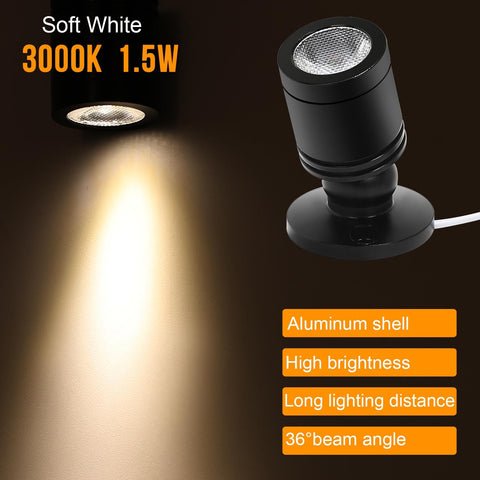 Taysing LED spot light brightening plant displays with even soft white lighting