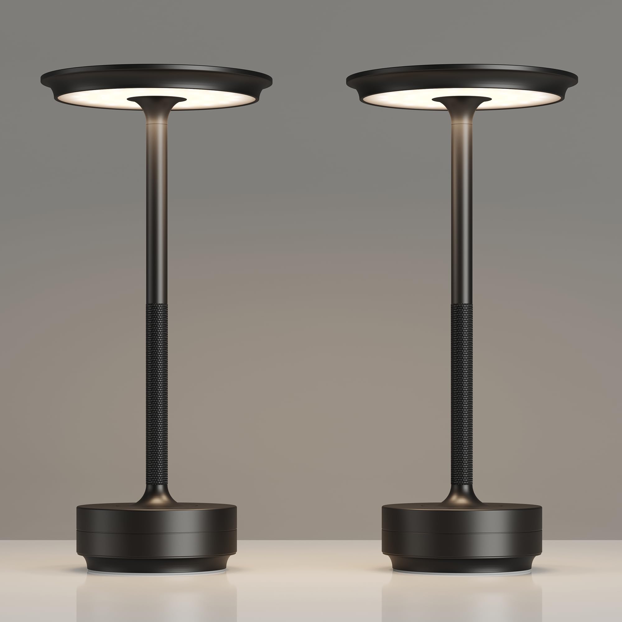 TBBGA two-pack table lamps on table create ambient dining lighting