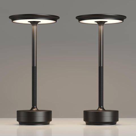 TBBGA two-pack table lamps on table create ambient dining lighting