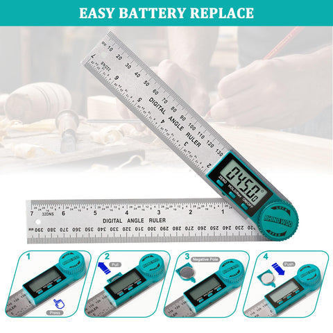 TBVHOMM ideal for woodworking, construction, and angle measurement tasks.