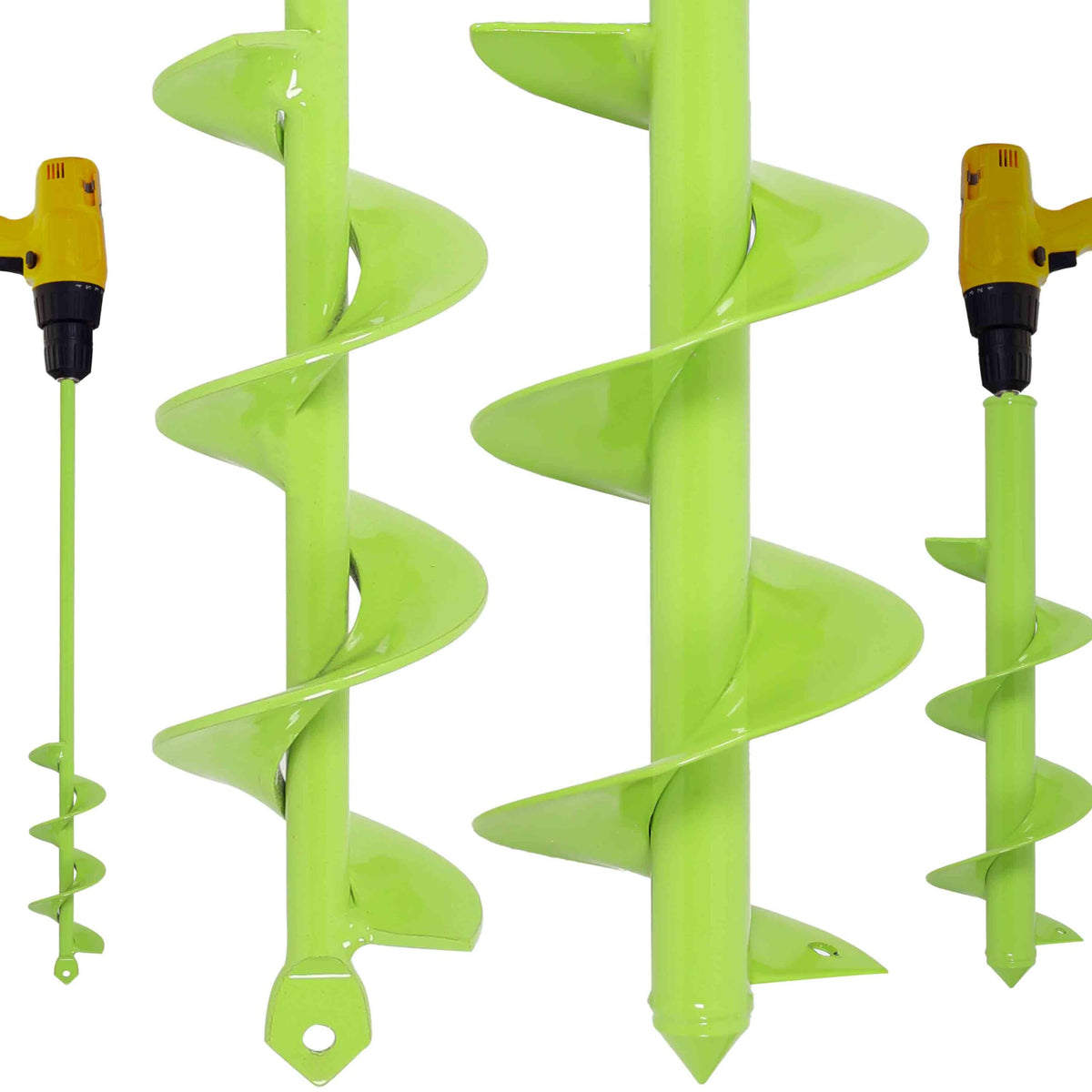 TCBWFY garden auger 3.5x16 inch drill bit for quick fence post holes