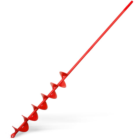 TCBWFY 2x32 inch auger drill bit with long handle for easier ground digging.
