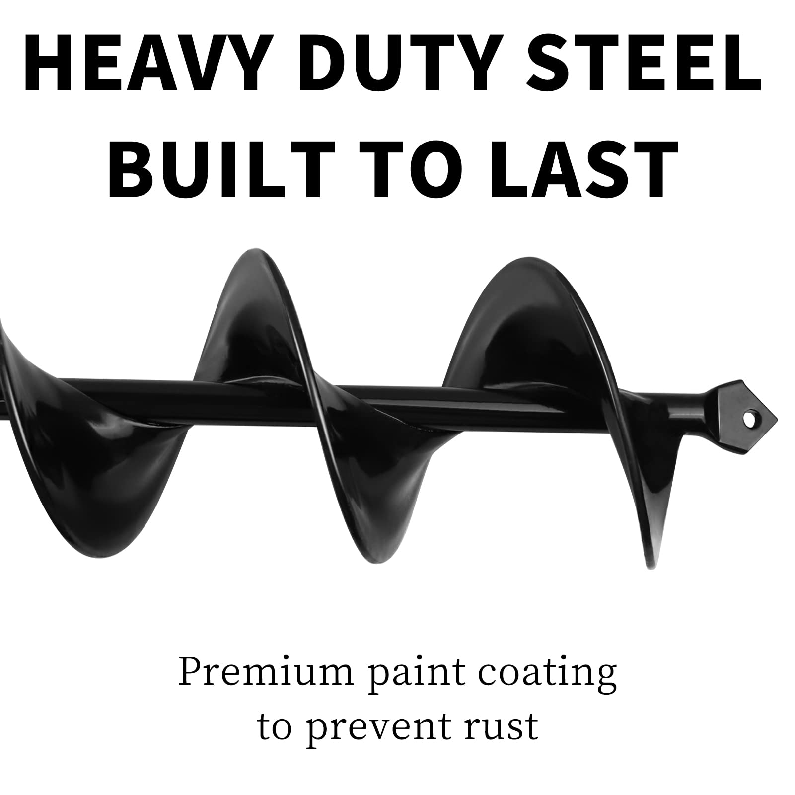 TCBWFY post-hole-digger-3-8inch-drive fits standard drills.
