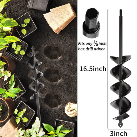 TCBWFY solid core shaft close-up highlighting durability for tough soils.