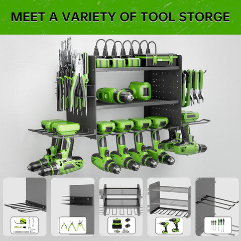 Tccxfot power tool organizer bottom layer suitable for hanging drills
