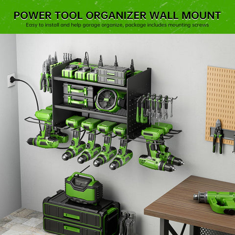 Tccxfot wall-mount organizer with foldable center for simple, quick setup