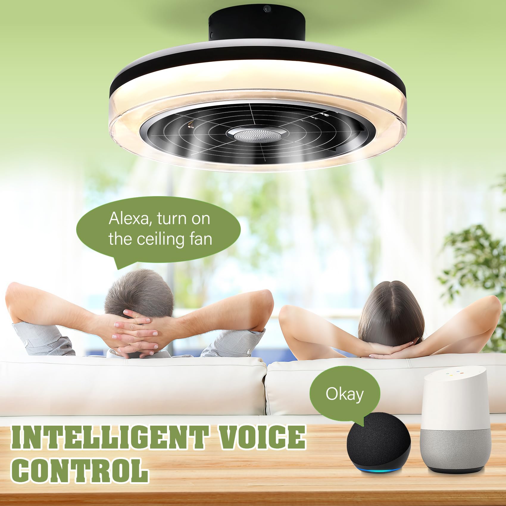 TCFUNDY RGB LED dynamic lighting creates mood-friendly ambience