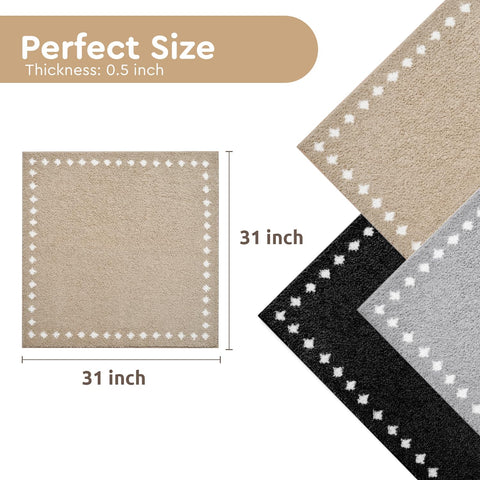 tchdio stair treads machine washable close-up indicates gentle care.