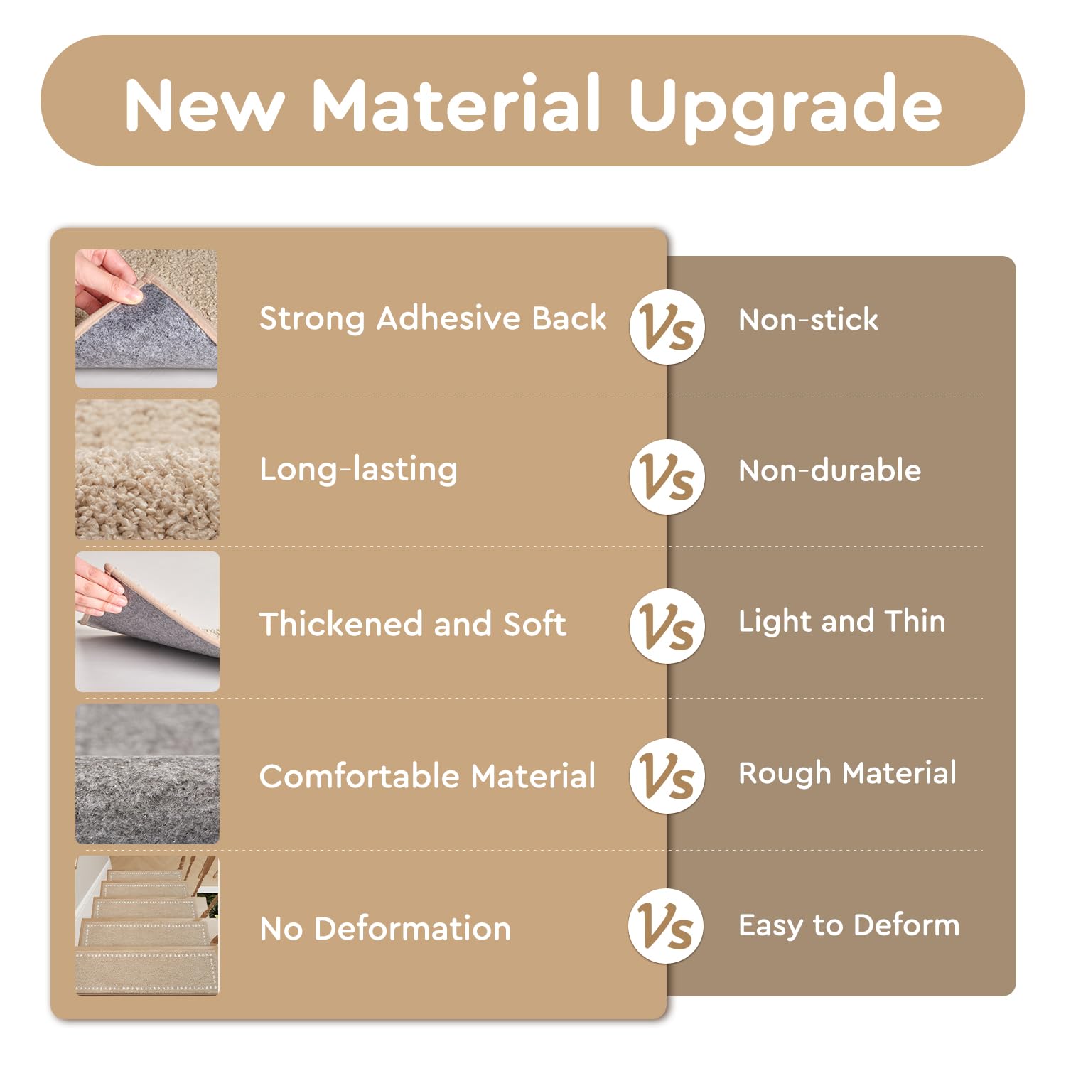 Tchdio stair treads residue-free removal protects stairs and finishes.