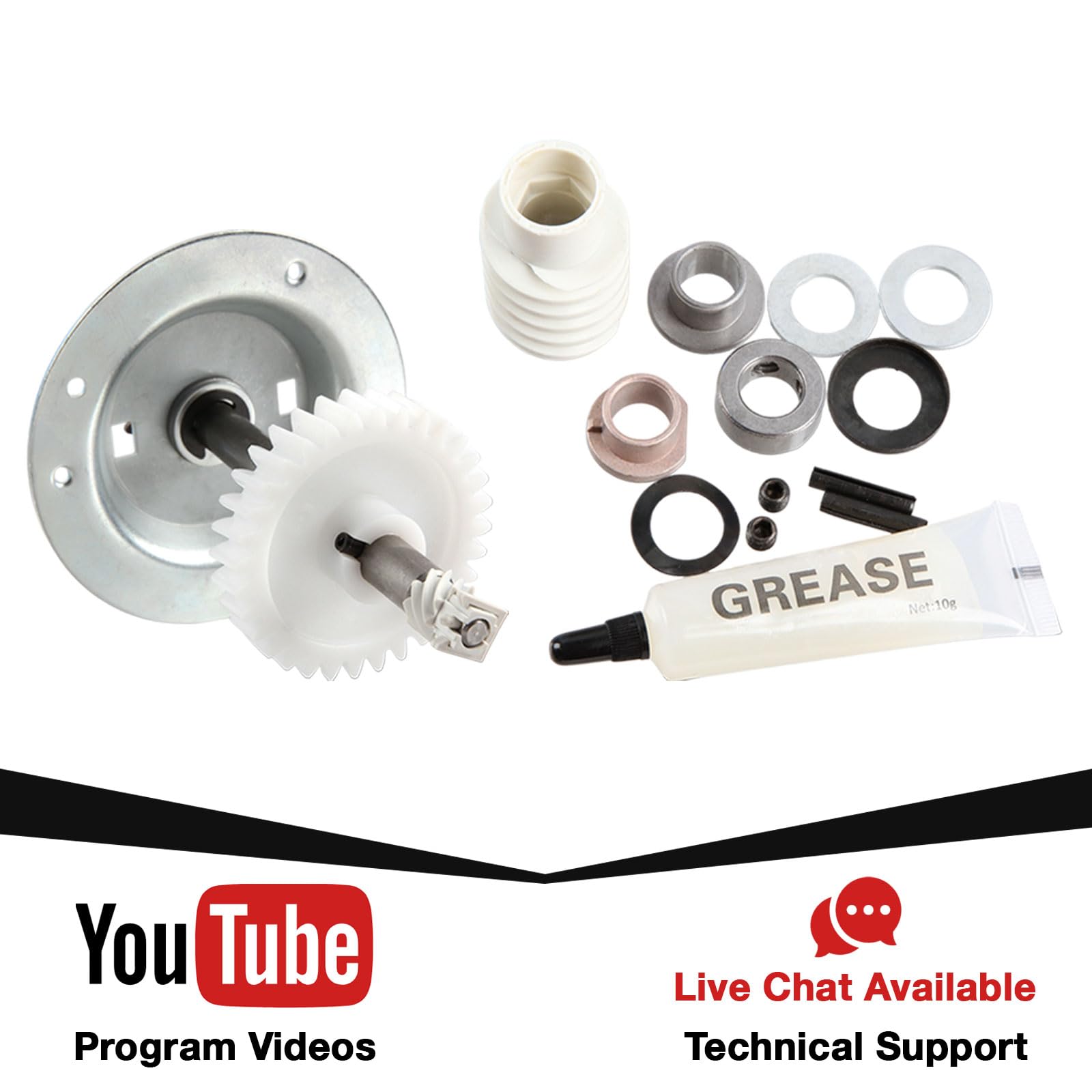 TCK TECH grease pack included for reliable lubrication during install