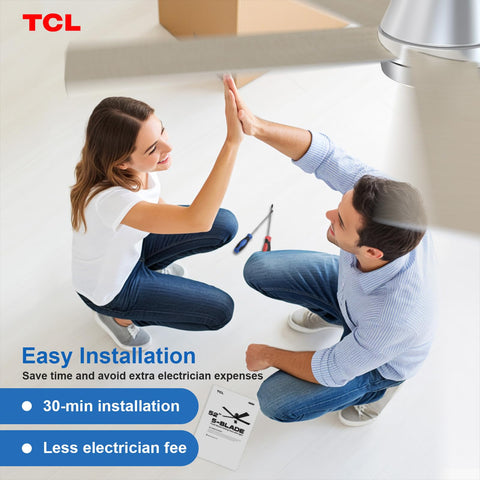 TCL low-profile design fits bedrooms and living rooms with space saving.