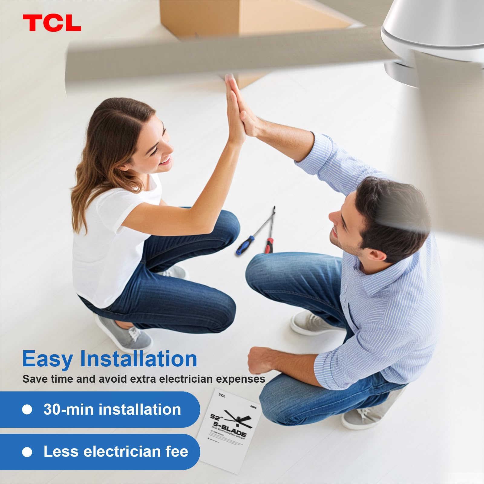 TCL reversible motor supports year-round comfort and air circulation