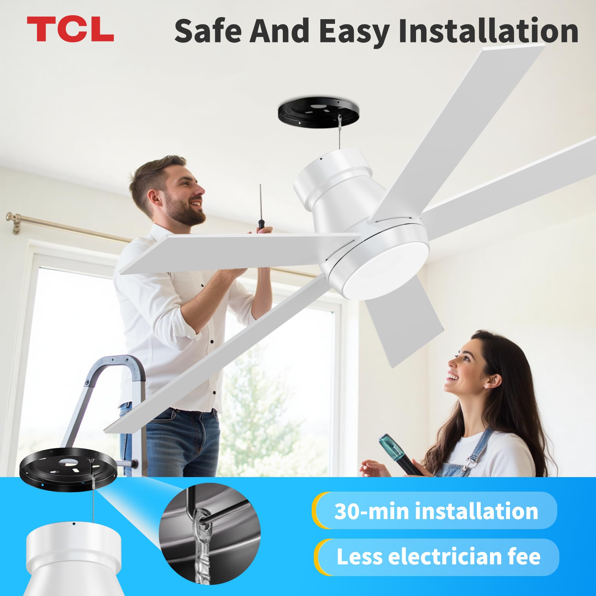 TCL 2-year warranty and dedicated support included.