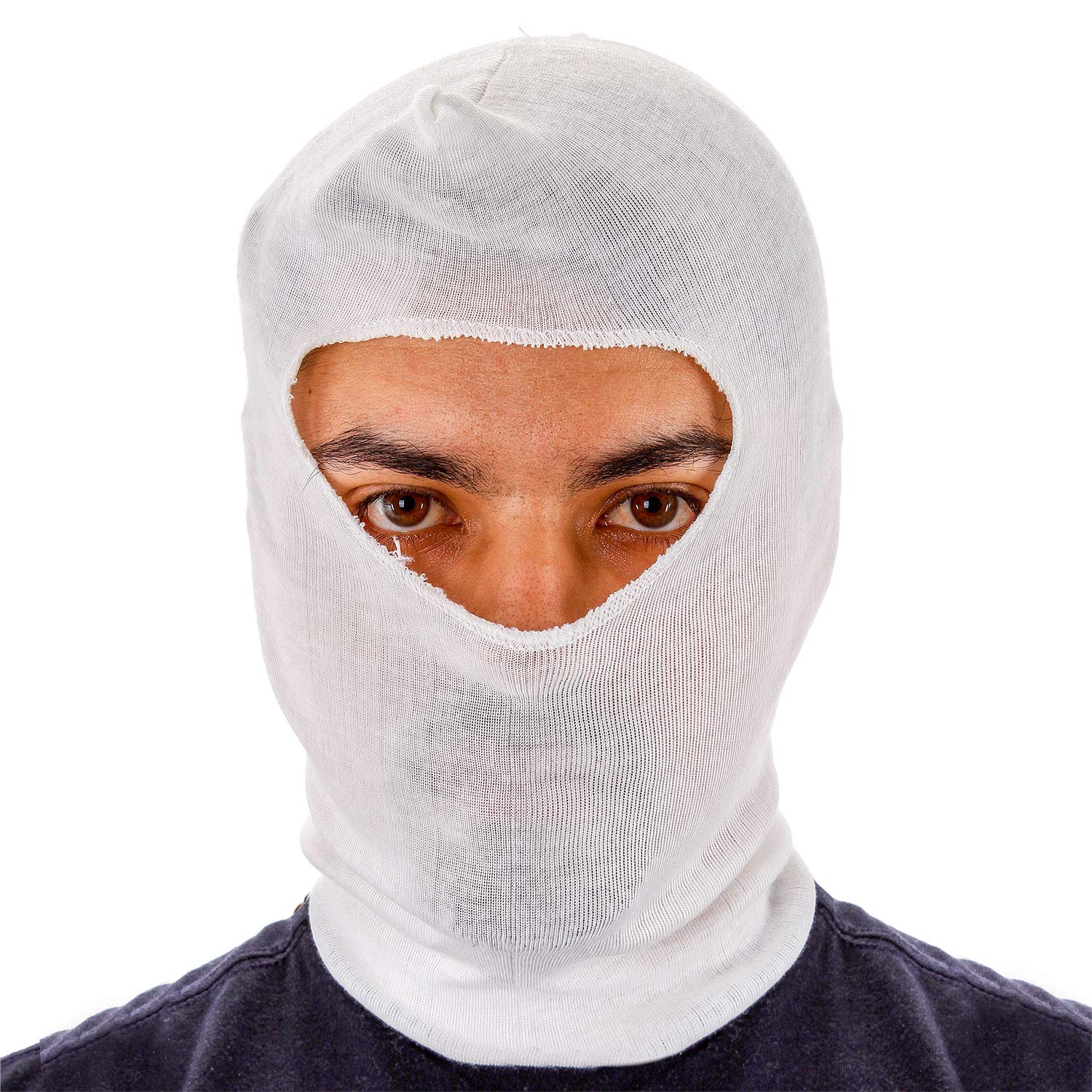 TCP Global head sock with face opening keeps eyes and mouth visible for safer, comfortable use
