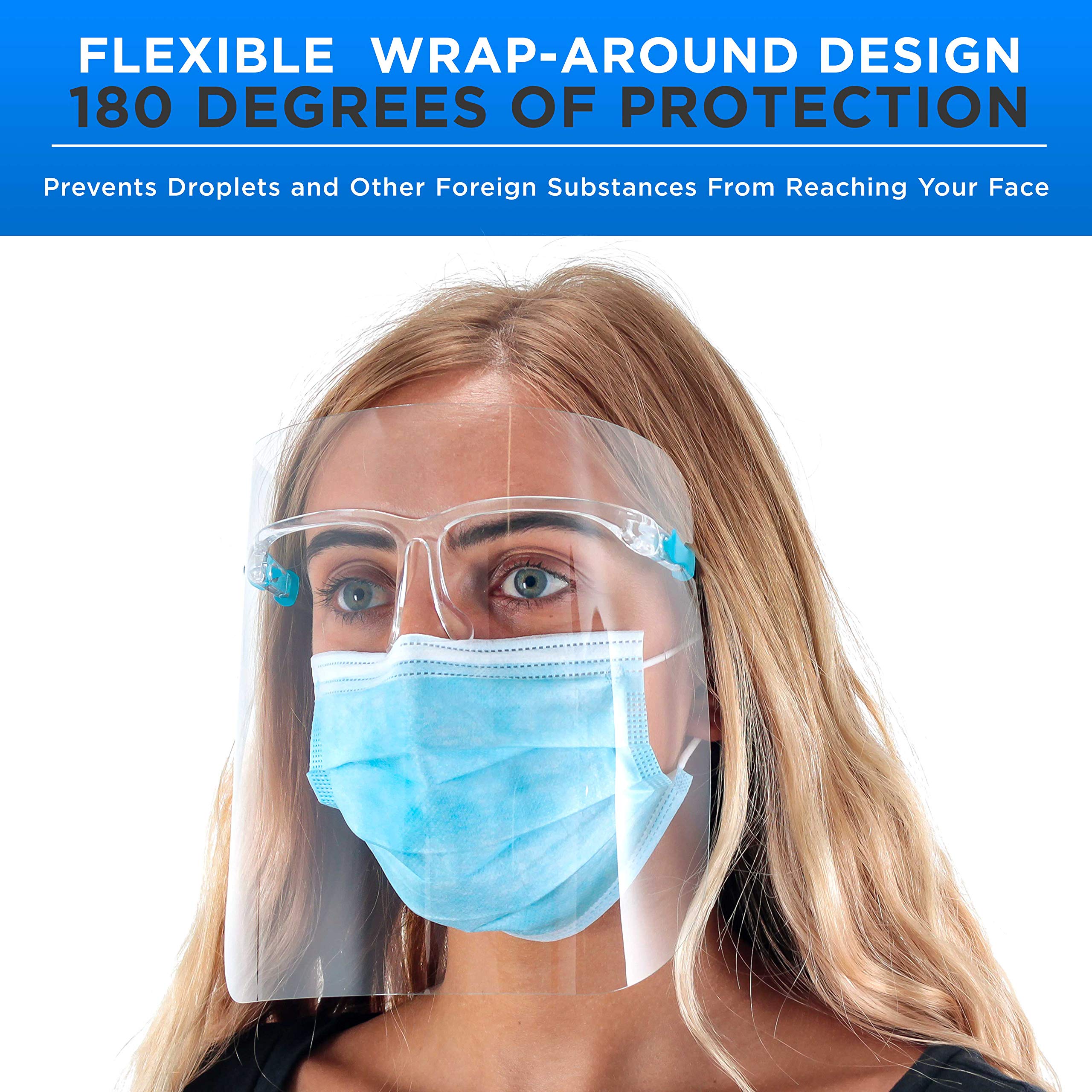 TCP Global ultra-clear shield with anti-fog coating preserves crisp visibility.